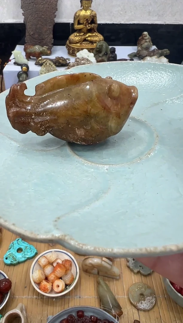 瓷片手工，手绘，陶瓷