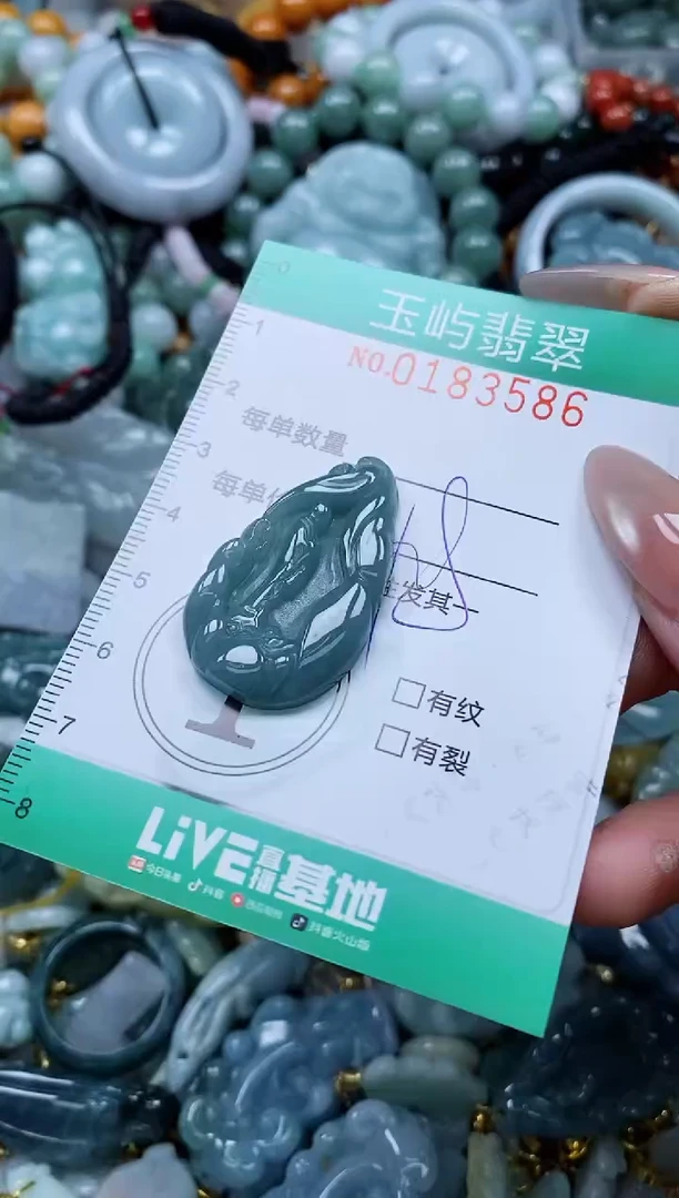 翡翠未镶嵌颈饰闪购0183586