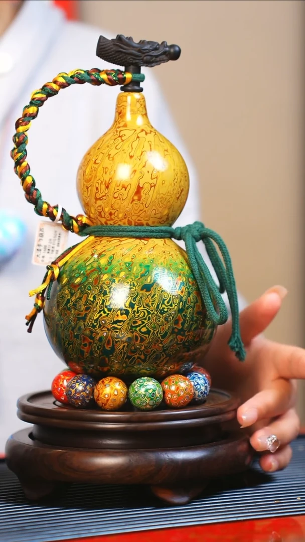 【闪购商品】JW060大师姐臻选非遗大漆酒葫芦