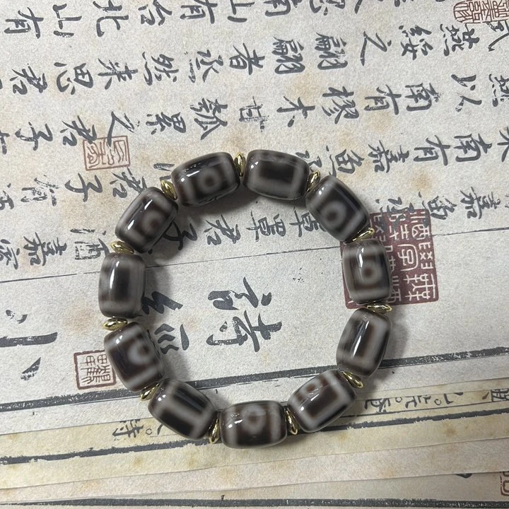 扶摇臻选|LP黑金二y玛瑙手串
