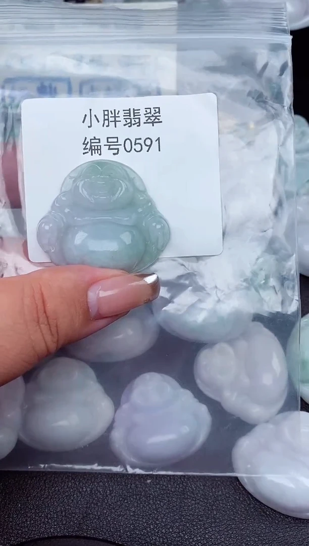 翡翠未镶嵌颈饰缅甸天然A货翡翠0591