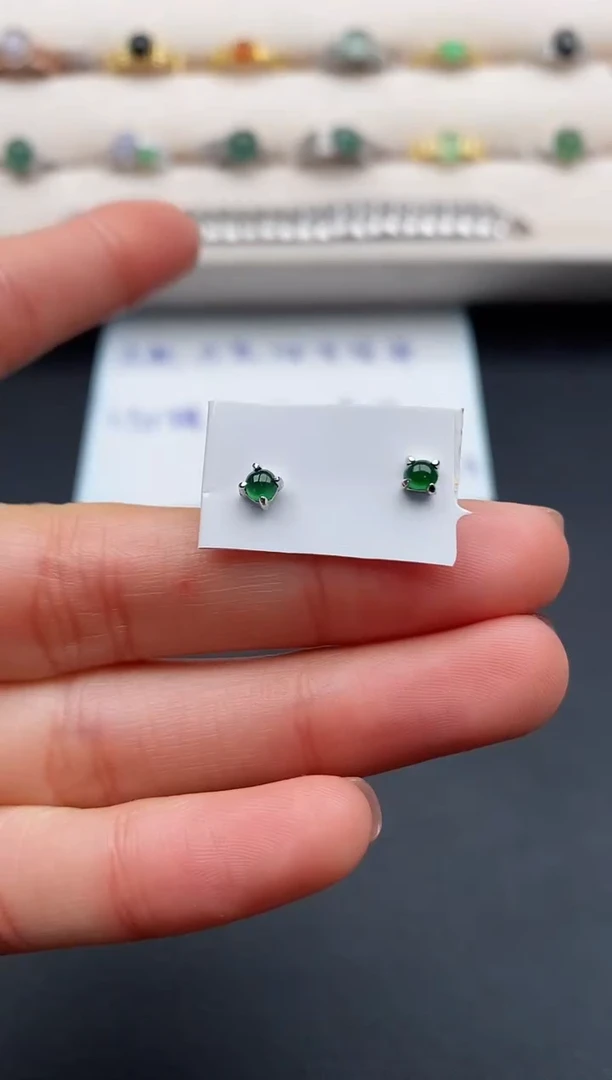 银S925镶嵌戒指翡翠111111111+3