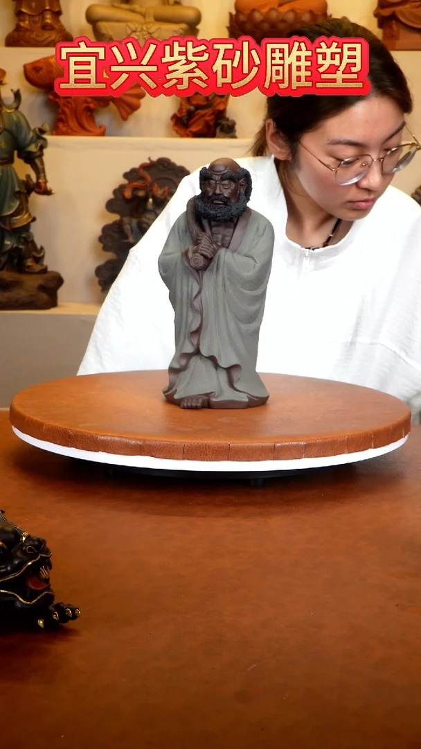 紫砂茶宠达摩