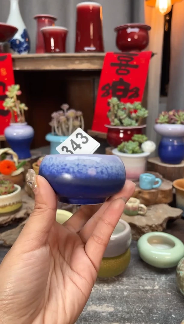【闪购商品】摆件343知木小芳花盆