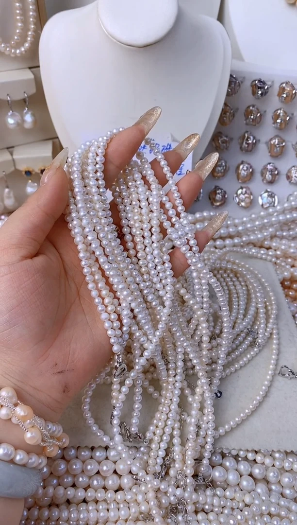 【闪购商品】淡水珍珠颈饰未镶嵌0111