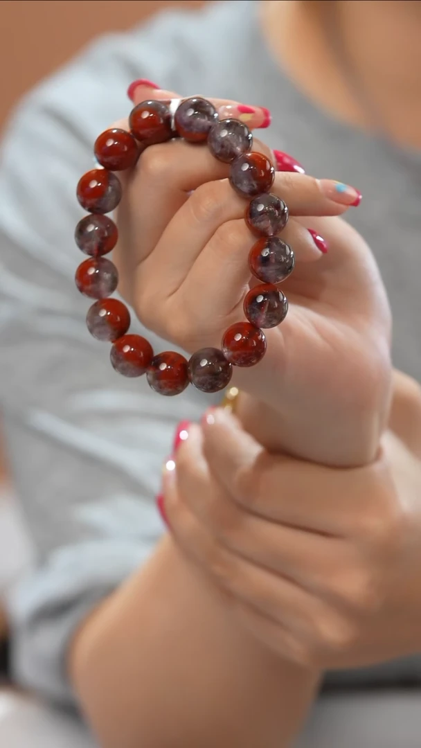 发晶手链未镶嵌荆棘玫瑰手串