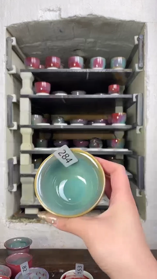 【闪购商品】摆件钧瓷手工茶器窑变