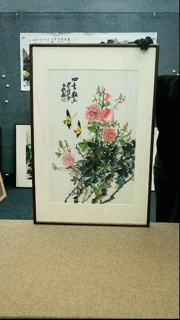 【闪购商品】国画79/方成92*62带框