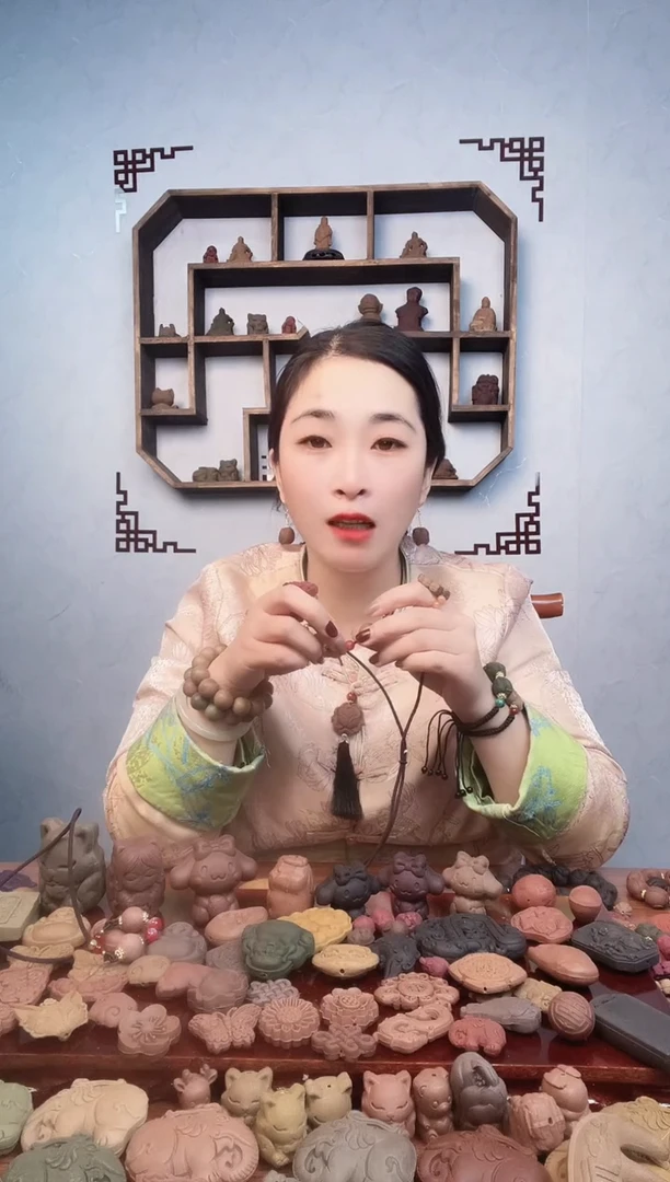 【闪购商品】泥塑安心玫瑰2籽锁骨链