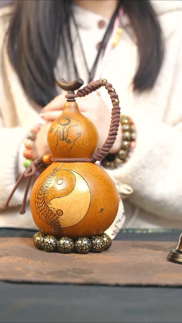 【闪购商品】XB190大漆酒葫芦不包手串及旋转底座