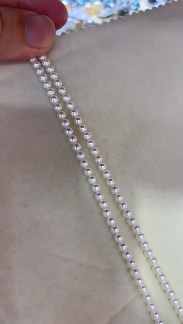 淡水珍珠银S925镶嵌颈饰非基地发不带证书