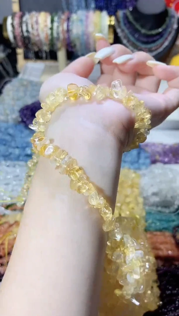 未镶嵌珠宝半成品水晶黄水晶
