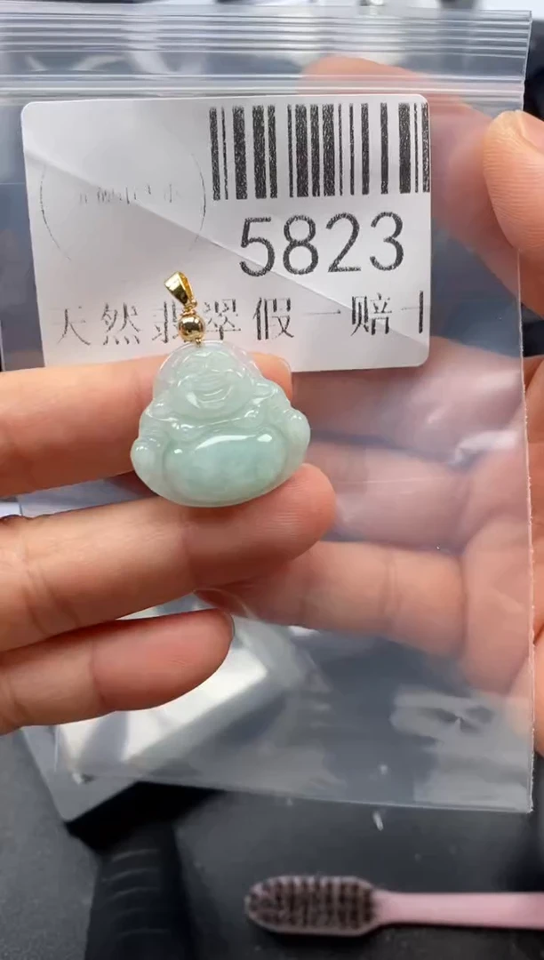 翡翠未镶嵌吊坠(不含链)5823
