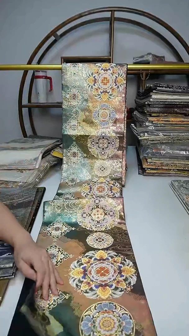 织绣88西阵织六通宝相花