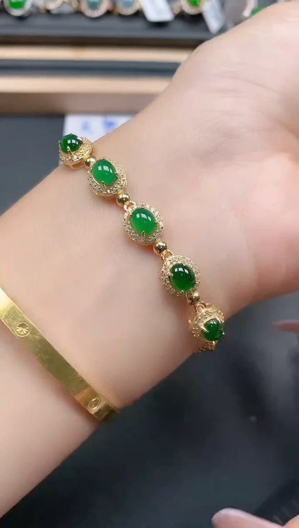 银S925镶嵌戒指翡翠1111