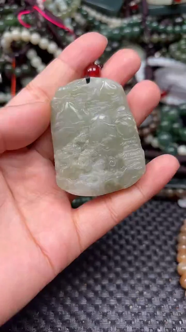 和田玉未镶嵌颈饰1