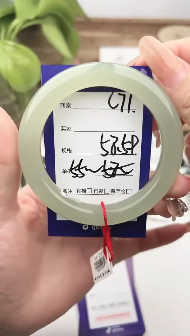 未镶嵌手镯和田玉微色差C71