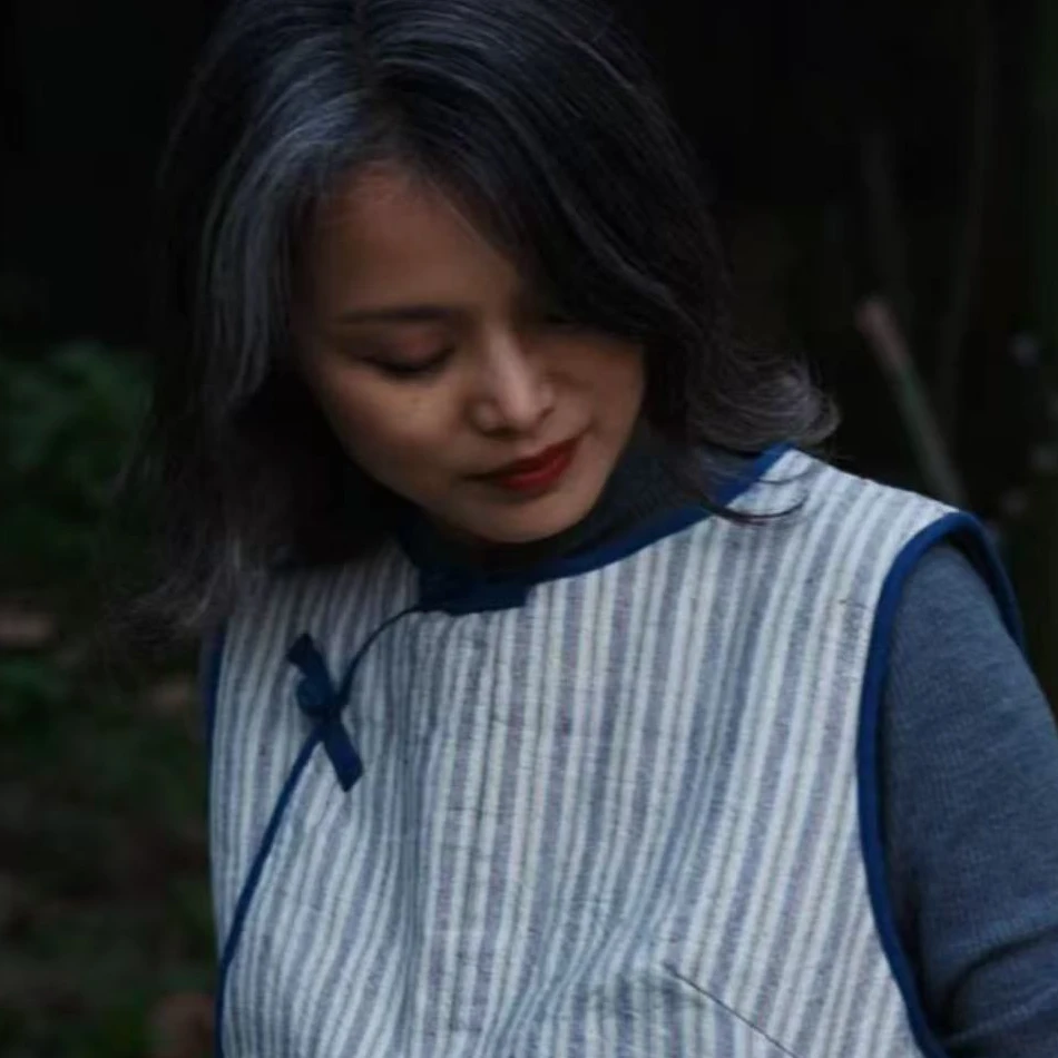 桑在云间 闲居无袖棉袍