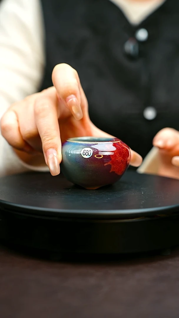 680#原矿钧瓷炉钧釉香炉