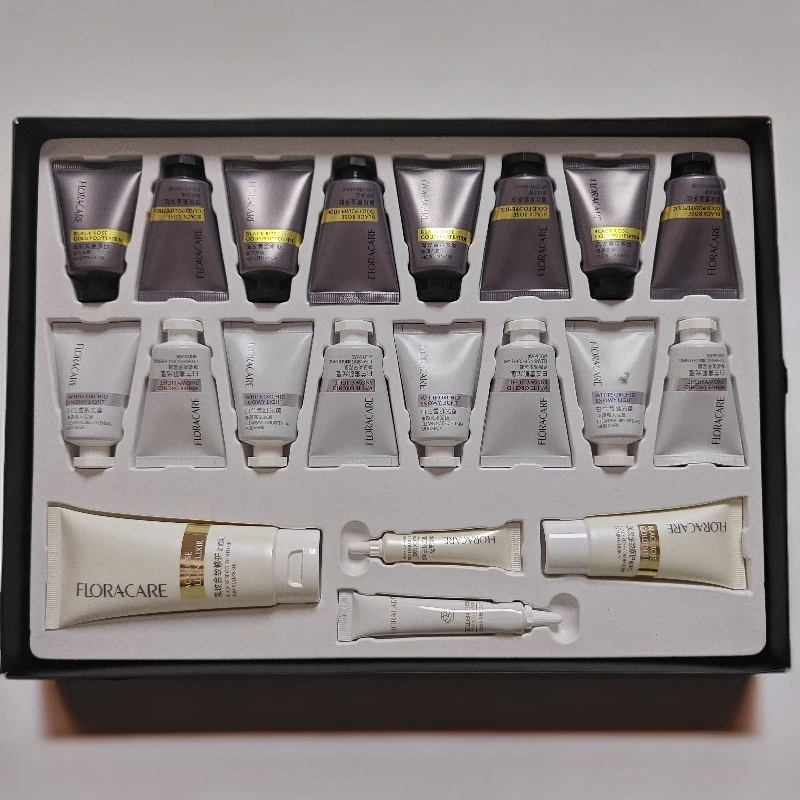 百花萃黑白浴泥金致礼盒