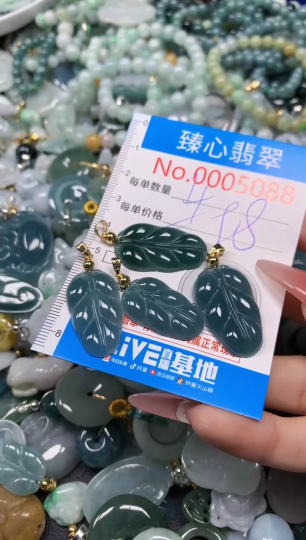 【闪购商品】翡翠颈饰未镶嵌含绳0005088