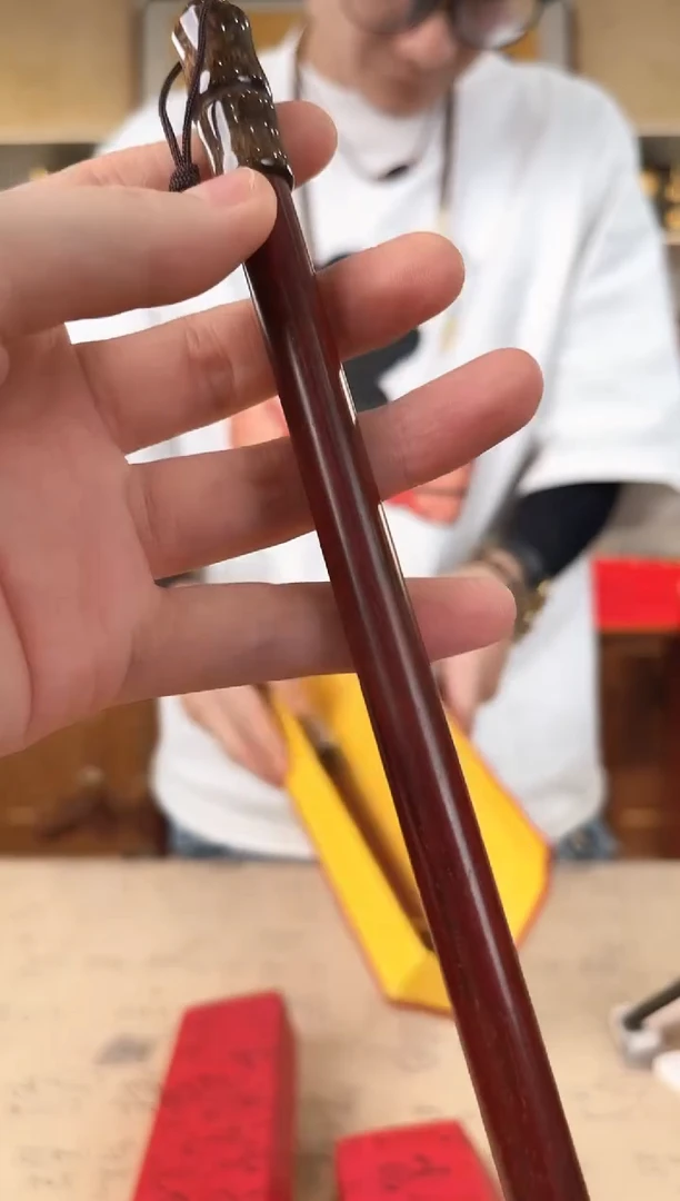 檀香紫檀（小叶紫檀）毛笔 默认发货