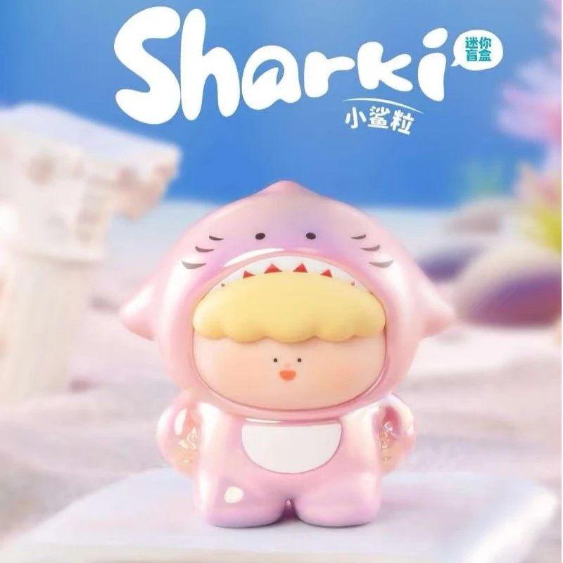 【大美术馆-小鲨粒系列】壳桃果家正版盲盒手办可爱礼品礼物PVC设计