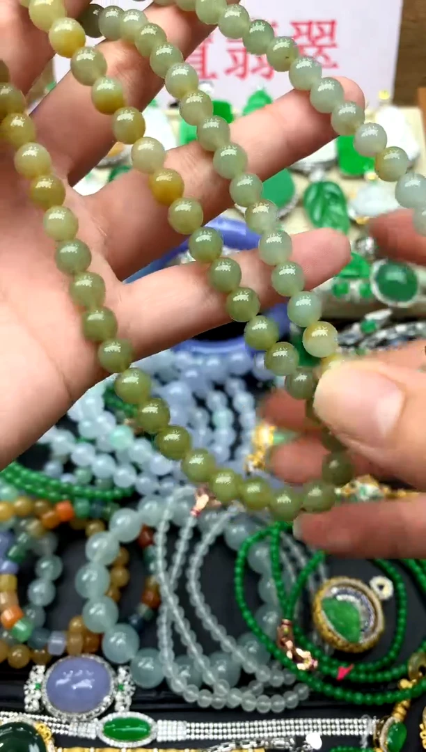 未镶嵌手串翡翠213-中国好珍宝