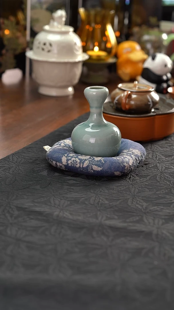 1福利茶器蓝色花瓶