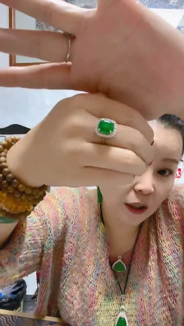 未镶嵌戒指翡翠天然A货 假一罚四