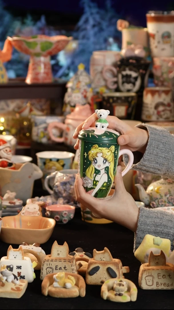 其他陶景德镇釉下彩手绘设计师款陶瓷