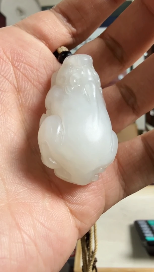 和田玉未镶嵌挂件LTB-186