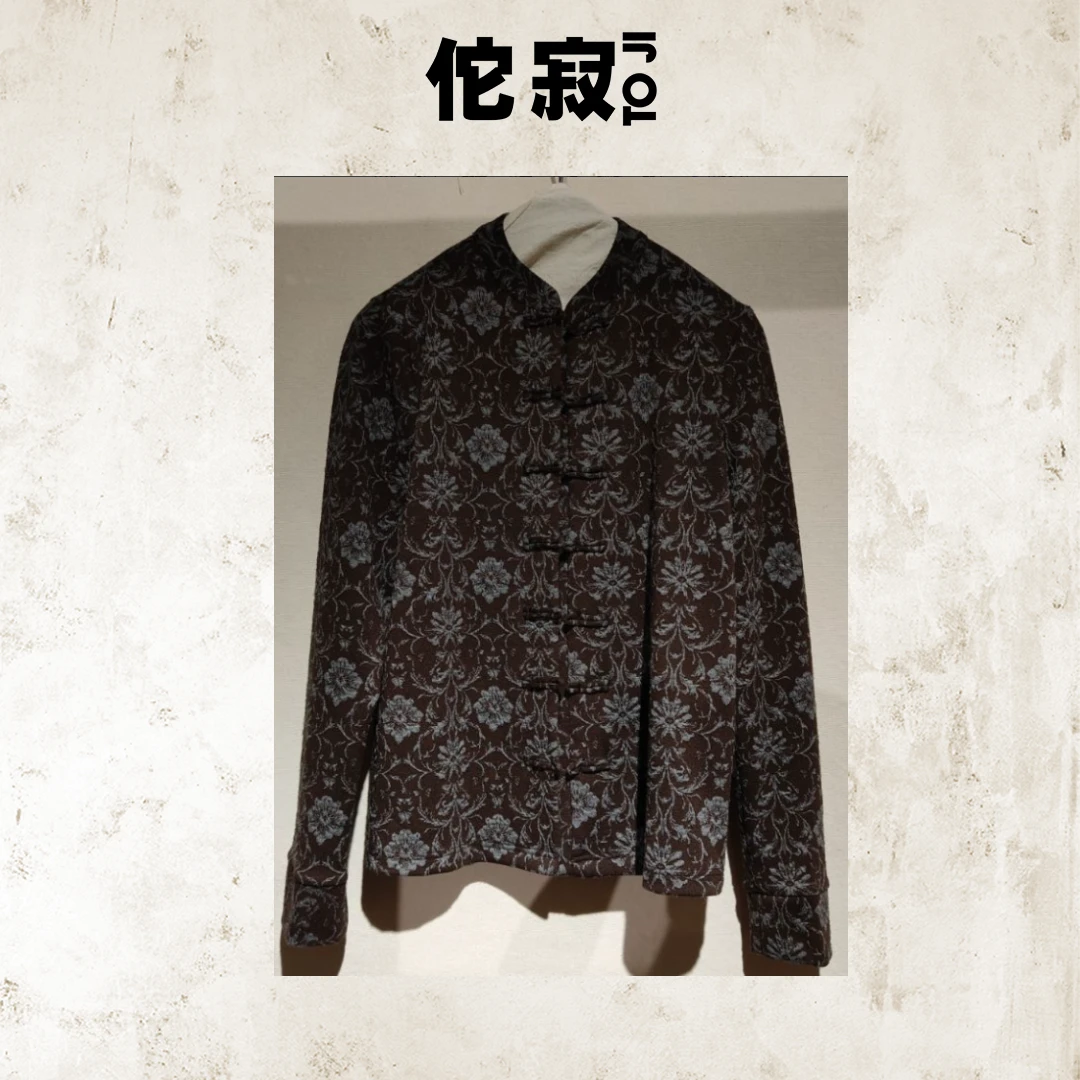 TOJI佗寂 时尚秋季新款日常百搭金丝提花外套TYO4C778