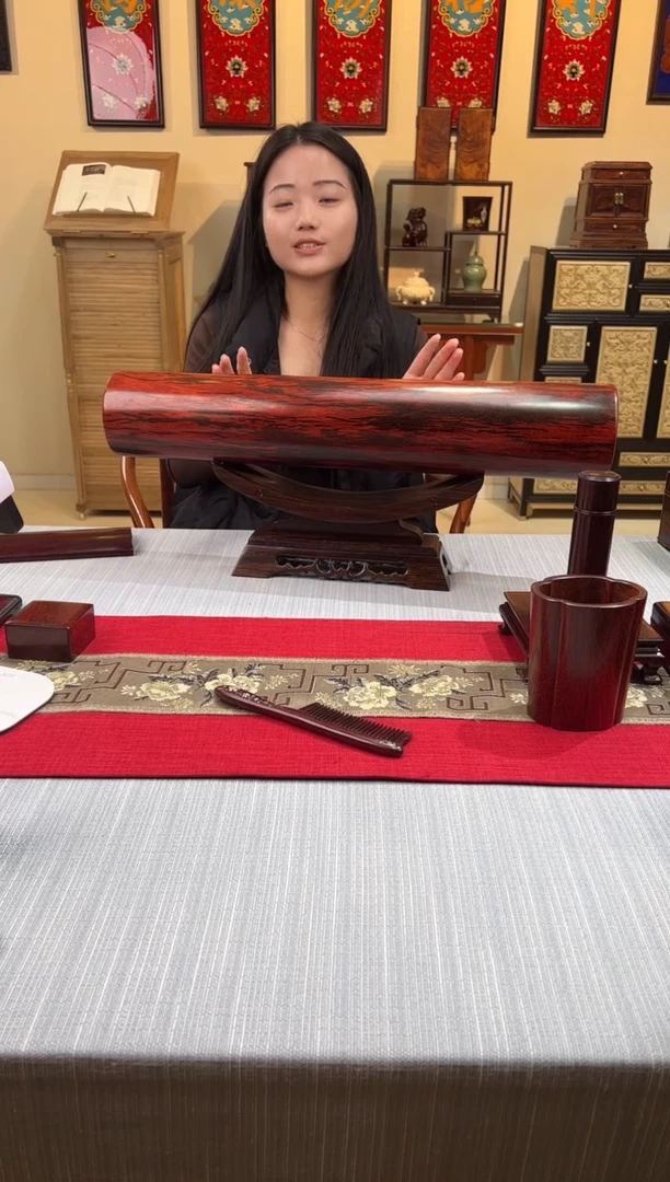 紫檀木类成套家具紫檀横财实心一体料  一物一拍