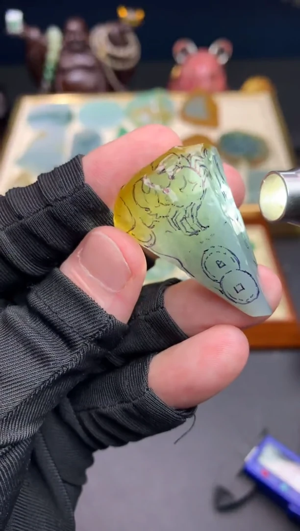 未镶嵌定制翡翠天然翡翠裸石（包工）