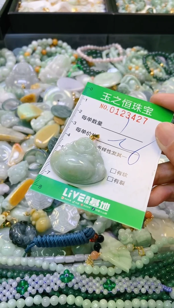 翡翠未镶嵌颈饰闪购0123427