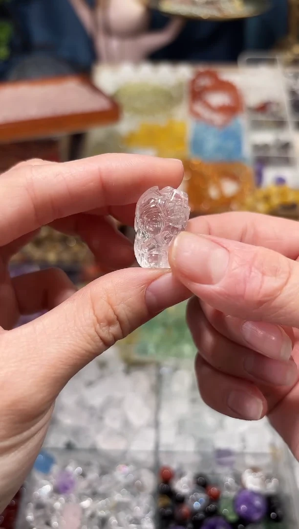 【闪购商品】水晶手串未镶嵌白水晶扎基一个宽卡约13