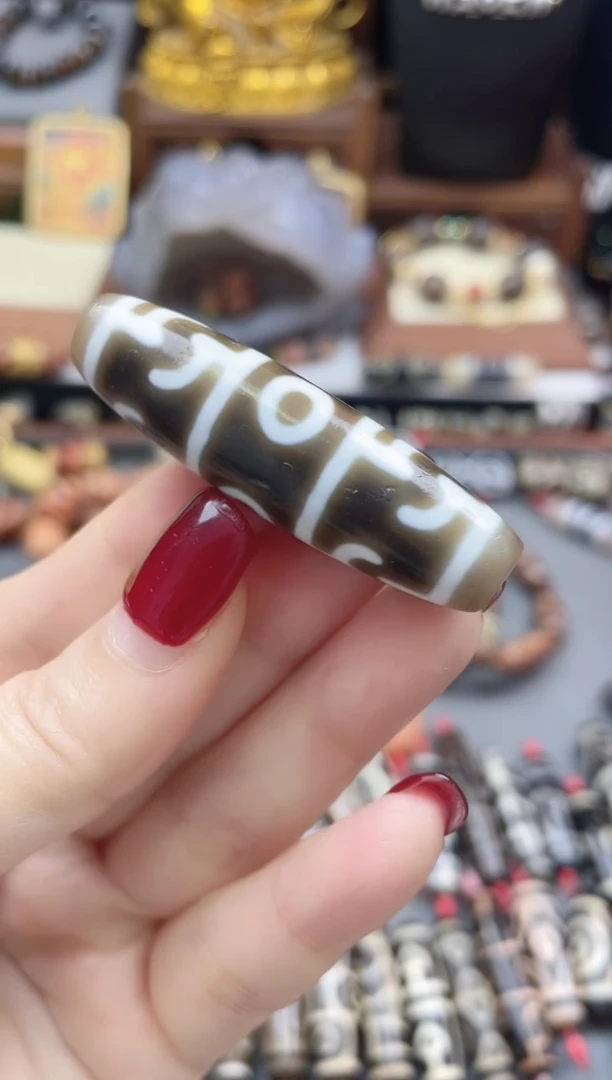 未镶嵌珠珠玛瑙/玉髓黑白莲师三