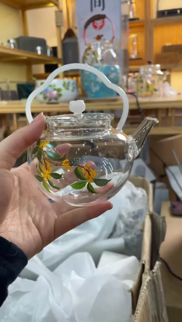 白玉小壶桂花铃兰花