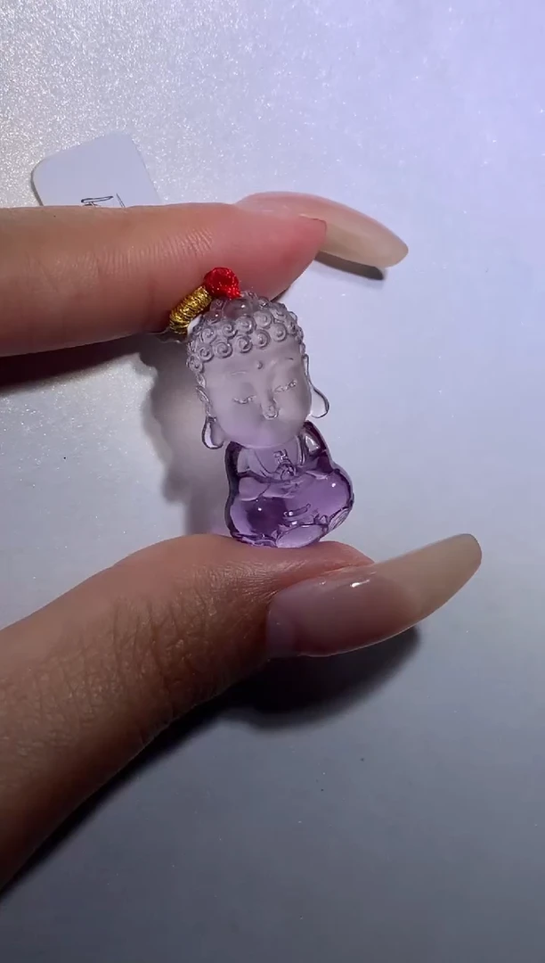 颈饰未镶嵌水晶阿弥宝宝佛