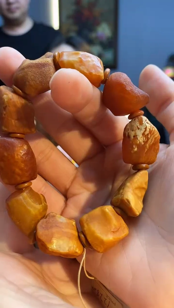 手链琥珀未镶嵌手串