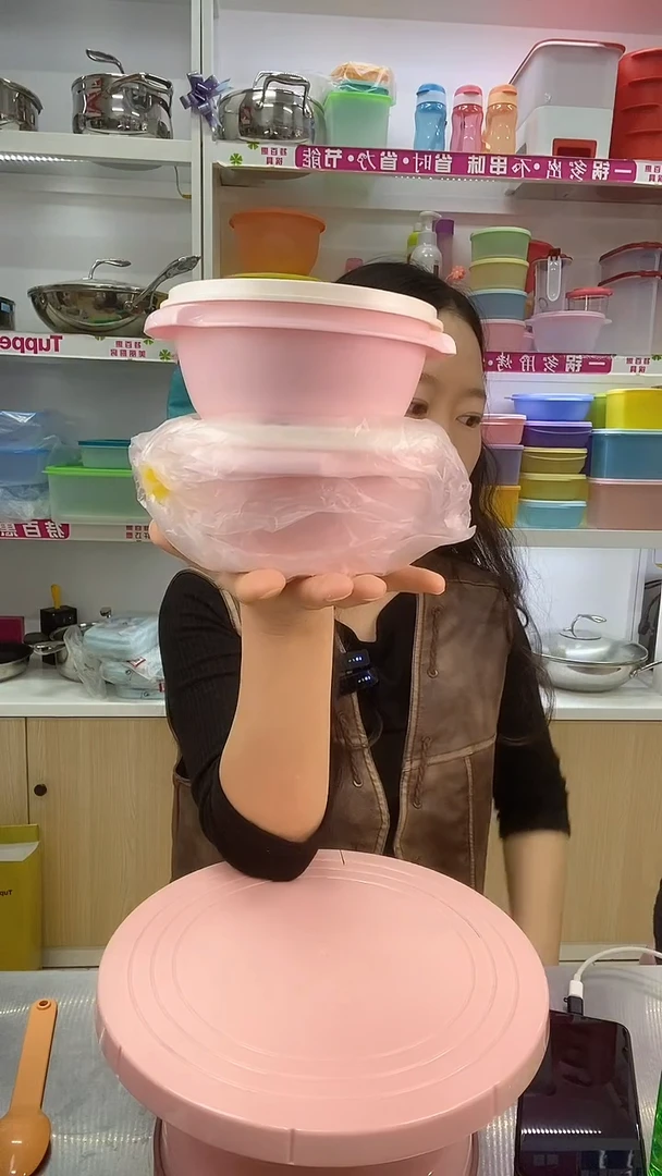 塑料盖子款特百惠300妙妙碗
