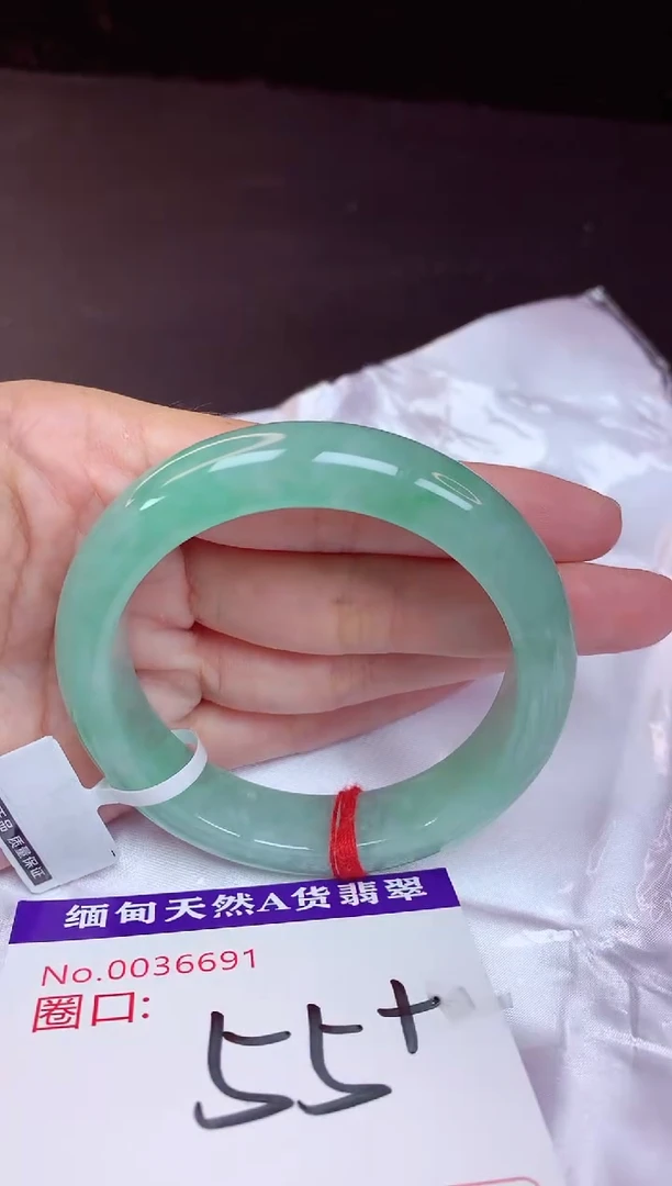 未镶嵌手镯翡翠55+