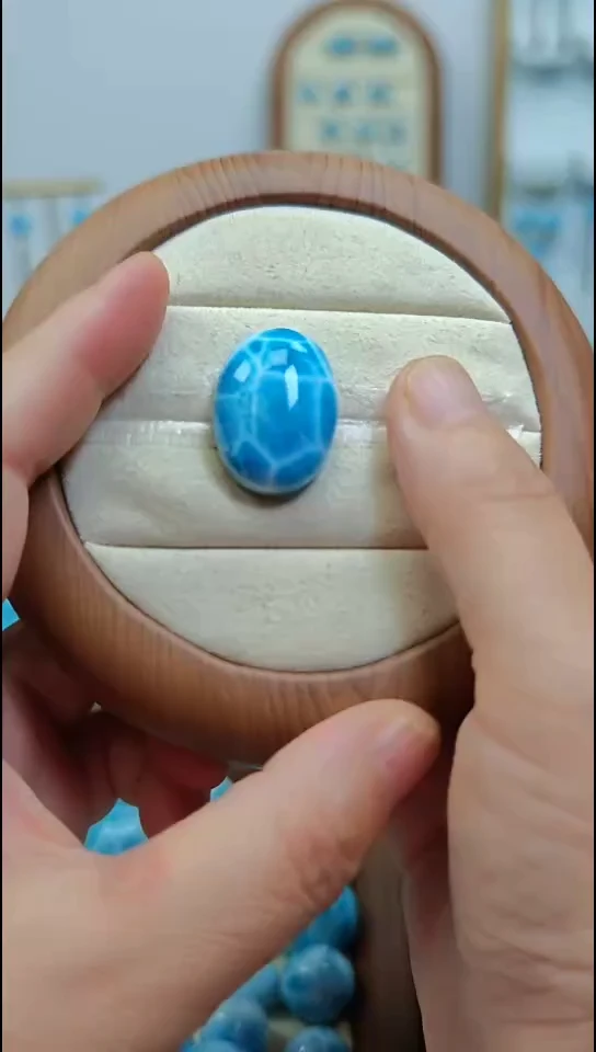 未镶嵌针钠钙石（海纹石）珠宝半成品C***丶多样性发一
