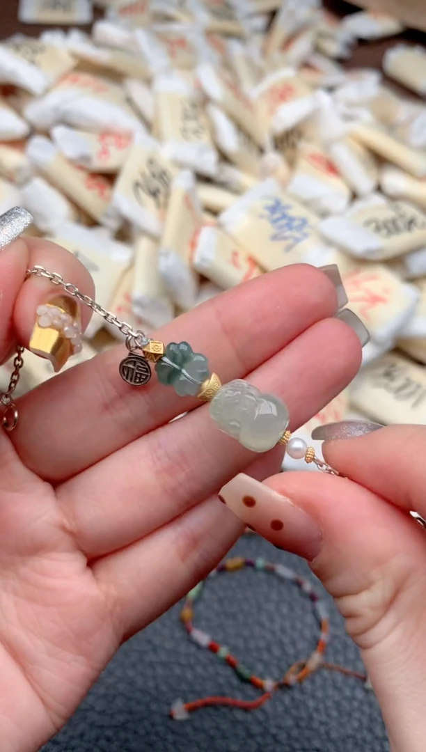 银S925镶嵌挂件翡翠1