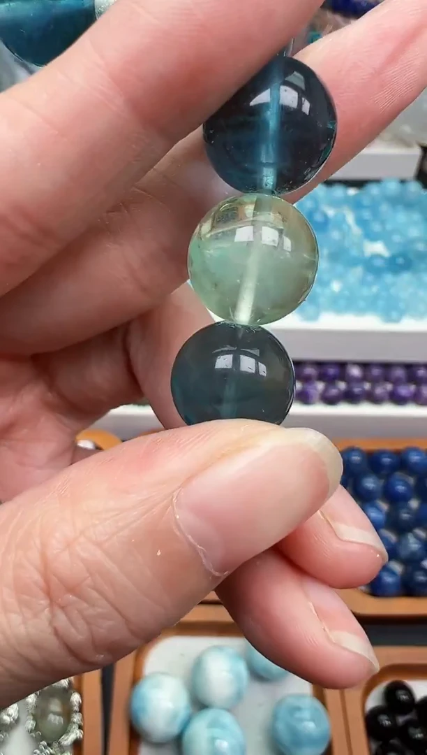 未镶嵌颈饰萤石2a多样性发其一/12.28/一单2颗