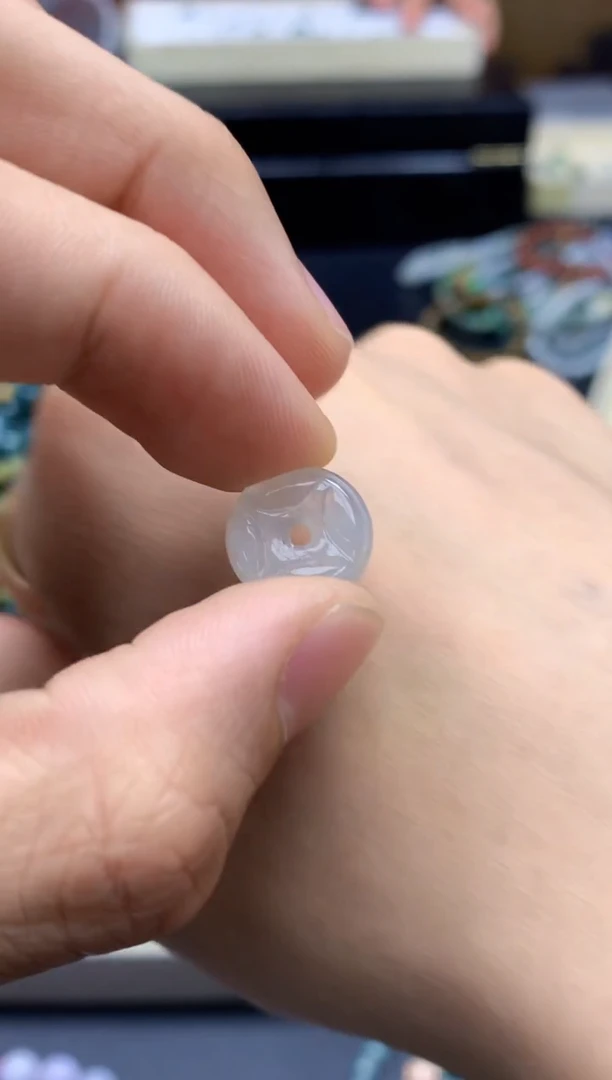 颈饰未镶嵌翡翠天然A货翡翠
