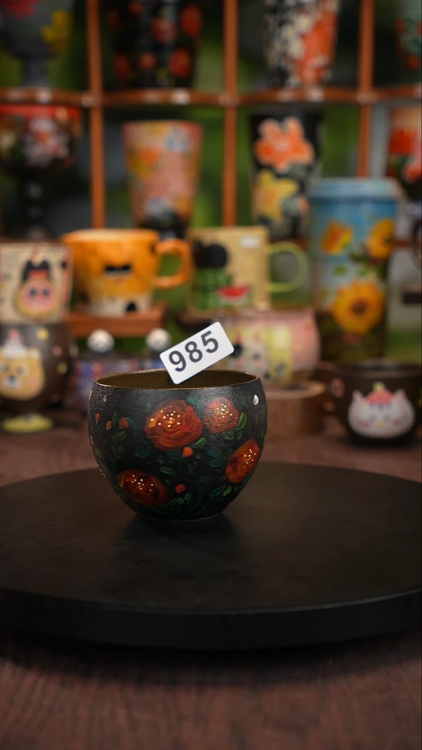 景德镇釉下彩手绘985
