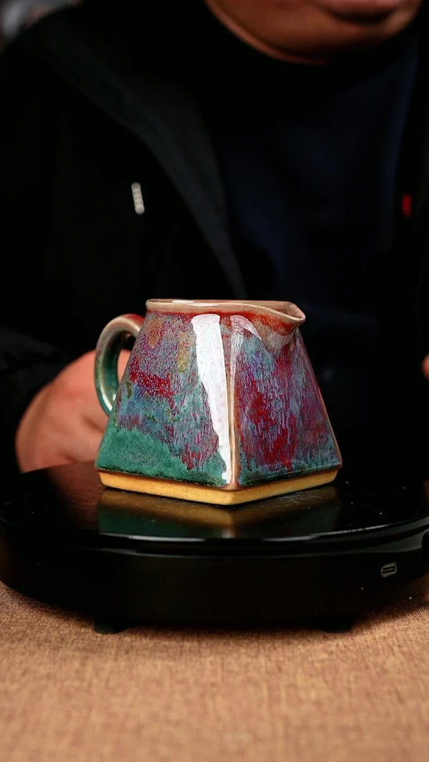 【闪购商品】55#省工一级品原矿钧瓷炉钧釉公道杯