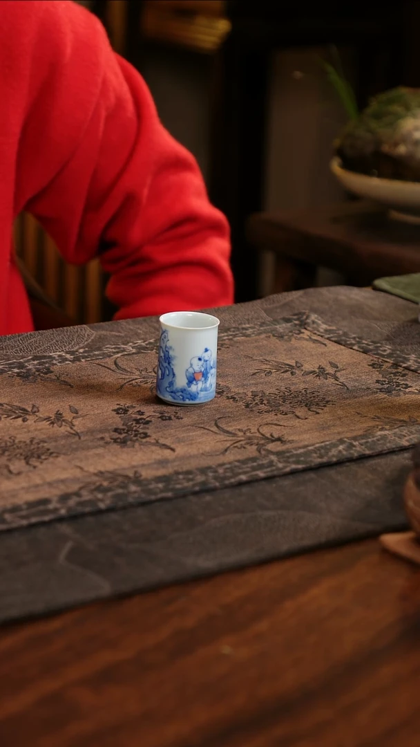 【闪购商品】杯子聚澜堂童趣灵石拇指闻香杯